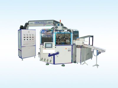 S4A-200R fully automatic hose/cap four-color screen printer